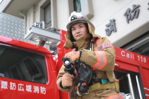 消防士　唐澤智義の写真