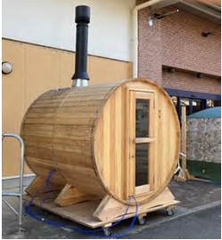 バレル型サウナの一例