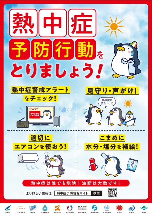 熱中症予防行動ポスター
