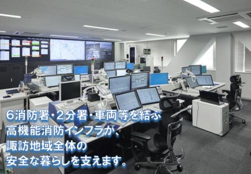 文字入り指令室
