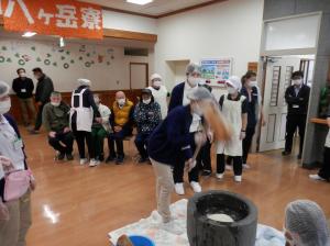 餅つき会1